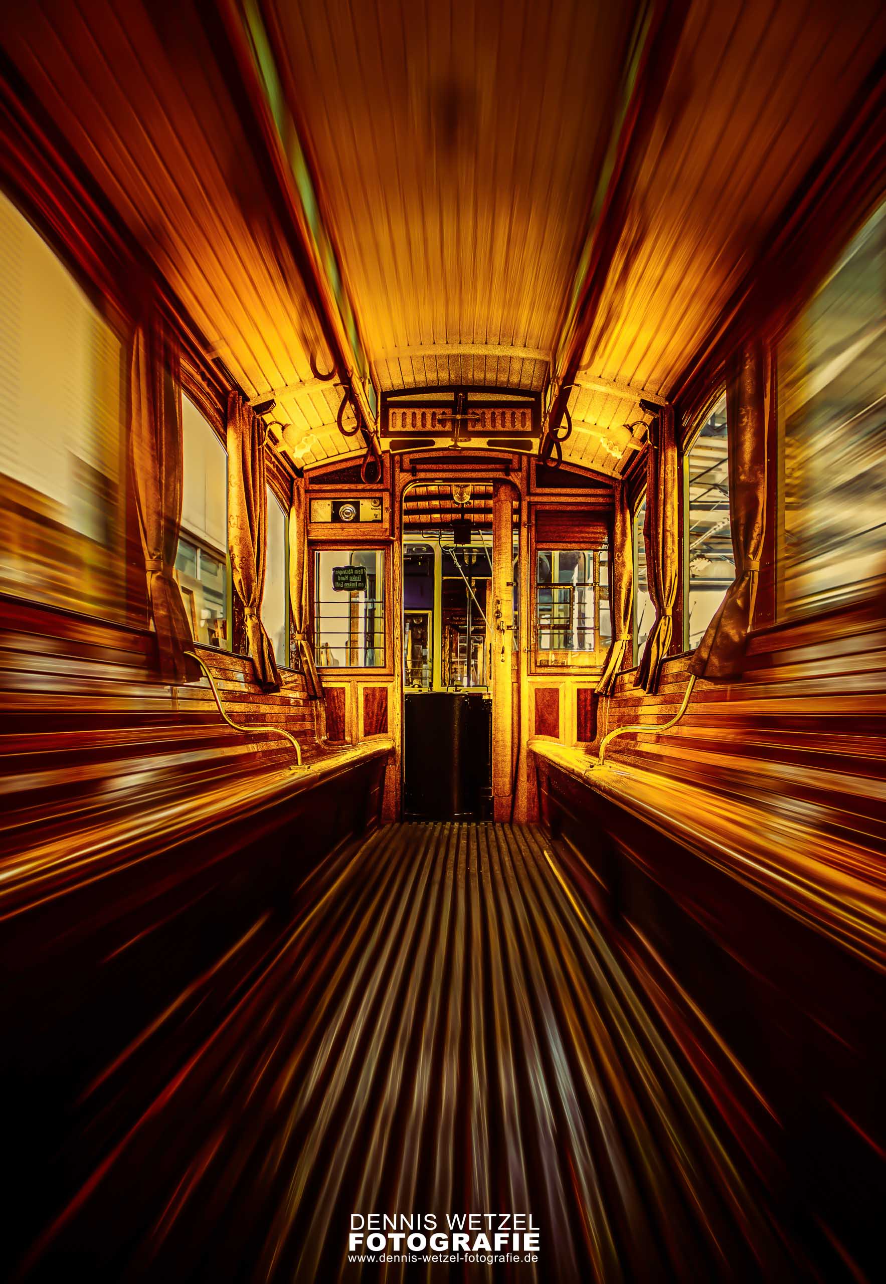 alte Strassenbahn in Leipzig