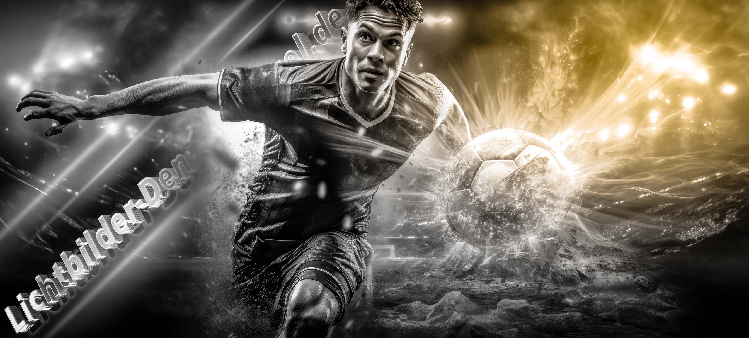 lighting-football-stadium-with-soccer-ball-Black-Lichtbilder-Dennis-Wetzel.de