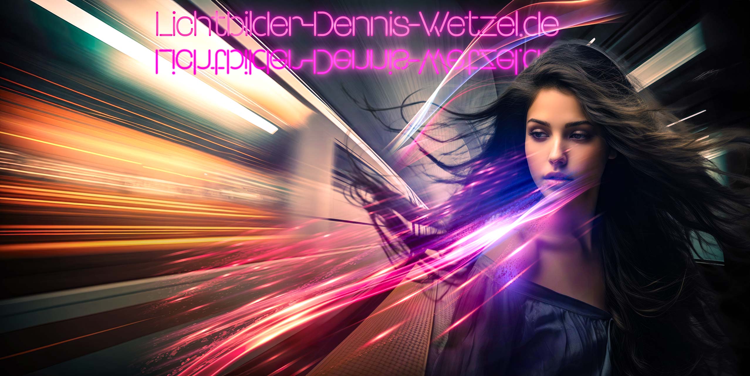 abstract-motion-blur-high-speed-train-modern-metro-station-woman-Lichtbilder-Dennis-Wetzel.de