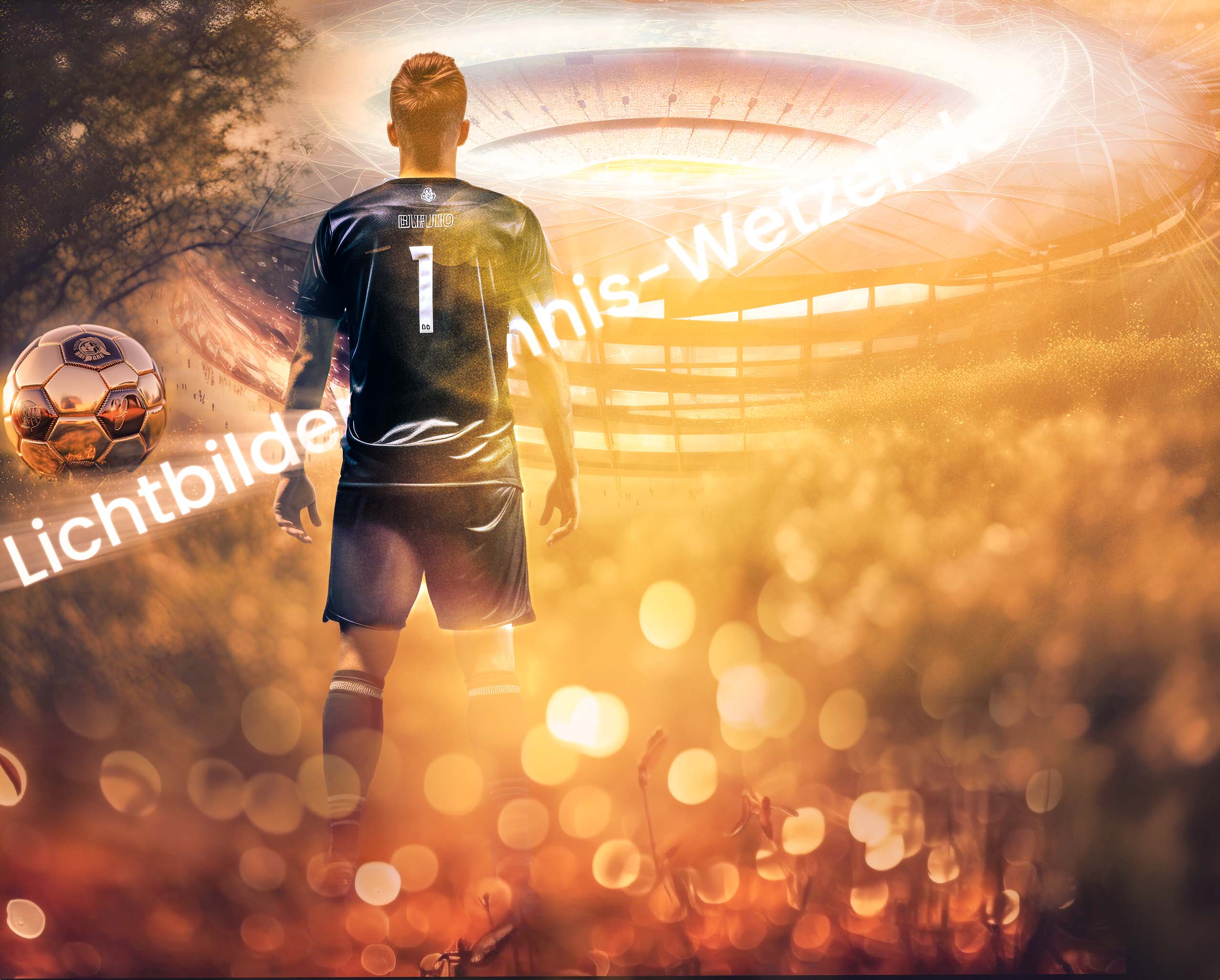 sun-flare-Fussballspieler-auf-Huegel-vor-Stadion-Lichtbilder-Dennis-Wetzel.de